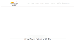 Desktop Screenshot of firststate-futures.com